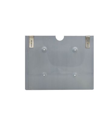 SOPORTE PARA PLACAS INTERCAMBIABLE DE 135 mm - 400 x 300 mm ACERO INOXIDABLE