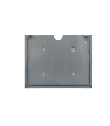 SOPORTE PARA PLACAS INTERCAMBIABLE DE 135 mm - 400 x 300 mm ACERO INOXIDABLE