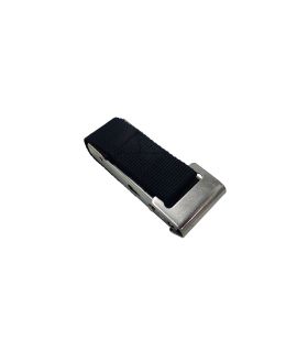 HEBILLA CON PULSADOR INOX