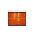 PANEL A.D.R. NEUTRO V11 CON NIDO DE ABEJA NARANJA PLEGADO HORIZONTAL