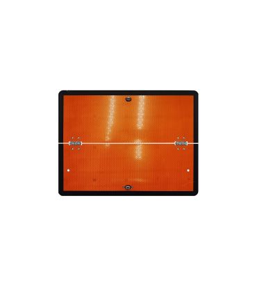 PANEL A.D.R. NEUTRO V11 CON NIDO DE ABEJA NARANJA PLEGADO HORIZONTAL