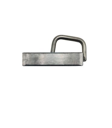 CERROJO BASE ALUMINIO MANGO INOXIDABLE