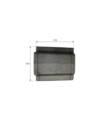 ✔ Abrazadera del Pilar Dimensiones 114 x 107  ✔ | PiezaCamión