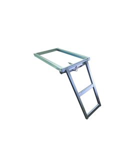 ESCALERA ESCAMOTEABLE EXTRAÍBLE BAJO CAJA DE 2 PELDAÑOS