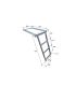 ESCALERA ESCAMOTEABLE O EXTRAÍBLE 3 PELDAÑOS 750x350 mm.