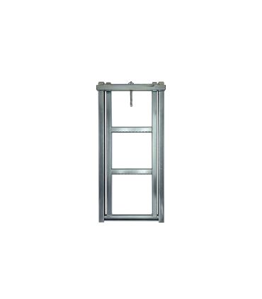 ESCALERA ESCAMOTEABLE O EXTRAÍBLE 3 PELDAÑOS 750x350 mm.