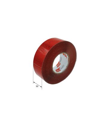 CINTA REFLECTANTE ADHESIVA V23 ROJA MARCA ORAFOL