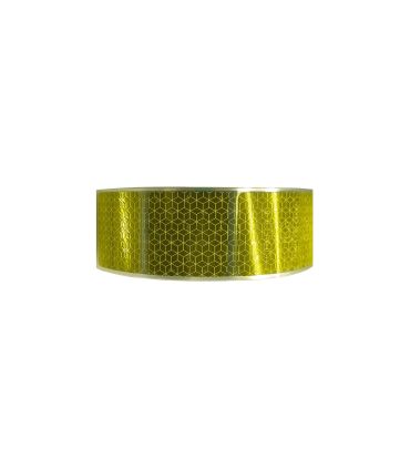 CINTA REFLECTANTE ADHESIVA PARA LONAS AMARILLA SEGMENTADA MARCA ORAFOL
