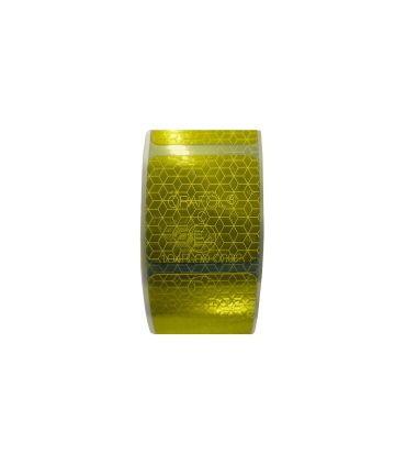 CINTA REFLECTANTE ADHESIVA PARA LONAS AMARILLA SEGMENTADA MARCA ORAFOL