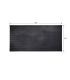 FALDÓN O FALDILLA GOMA ANTISPRAY 920 X 450 mm PARA GUARDABARRO O ALETA