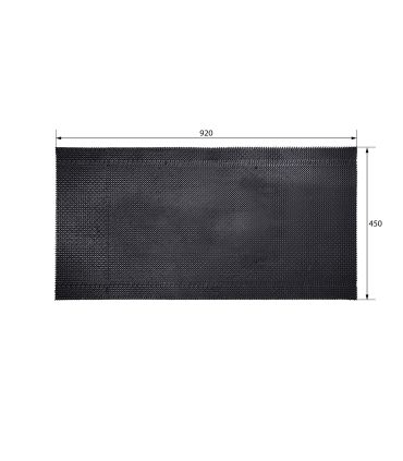 FALDÓN O FALDILLA GOMA ANTISPRAY 920 X 450 mm PARA GUARDABARRO O ALETA