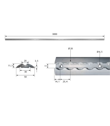 RAIL DE AMARRE AERO