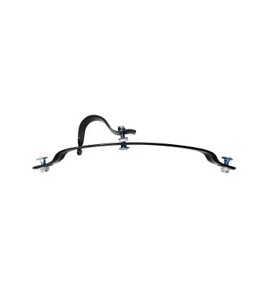 BRIDA, SOPORTE DE ALETA, SOPORTE GUARDABARROS NEGRO REGULABLE ACERO