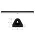 TOPE DE GOMA FLEXIBLE, BANDA DELTA H70