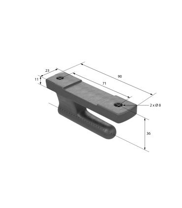 BULÓN MACHO BISAGRA LATERAL TIR 9 CARTOLA