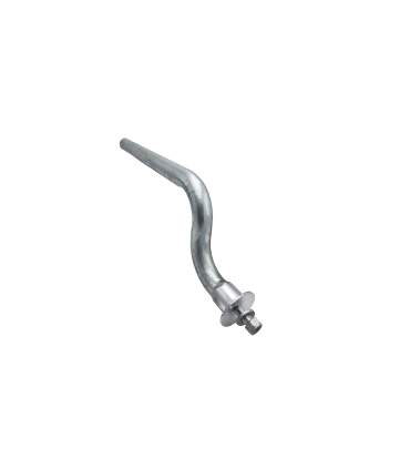TUBO PARA ALETA BASE REDONDA CURVO 665 mm