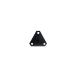 TUBO PARA ALETA BASE TRIANGULAR LARGO NEGRO