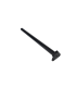 TUBO PARA ALETA BASE TRIANGULAR LARGO NEGRO