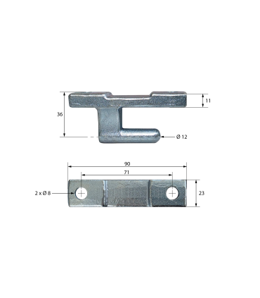 BULÓN MACHO BISAGRA LATERAL TIR 9 CARTOLA