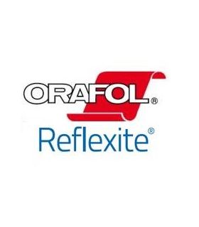 CINTA REFLECTANTE ADHESIVA PARA LONAS V23 ROJA SEGMENTADA MARCA ORAFOL