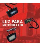 Luz matrícula LED